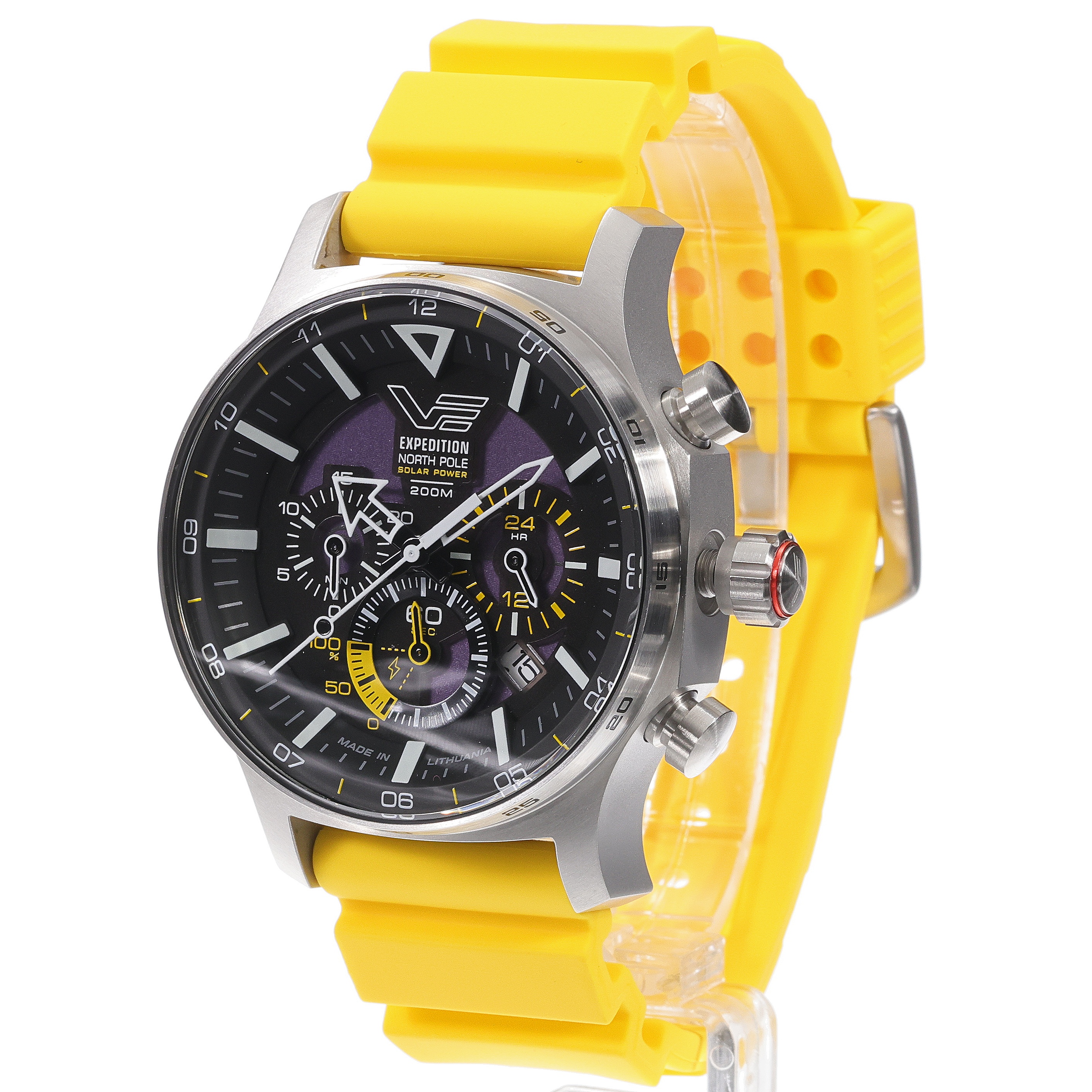 zegarek Vostok Europe VR42-595A732SY srebrny Expedition - miniatura 7