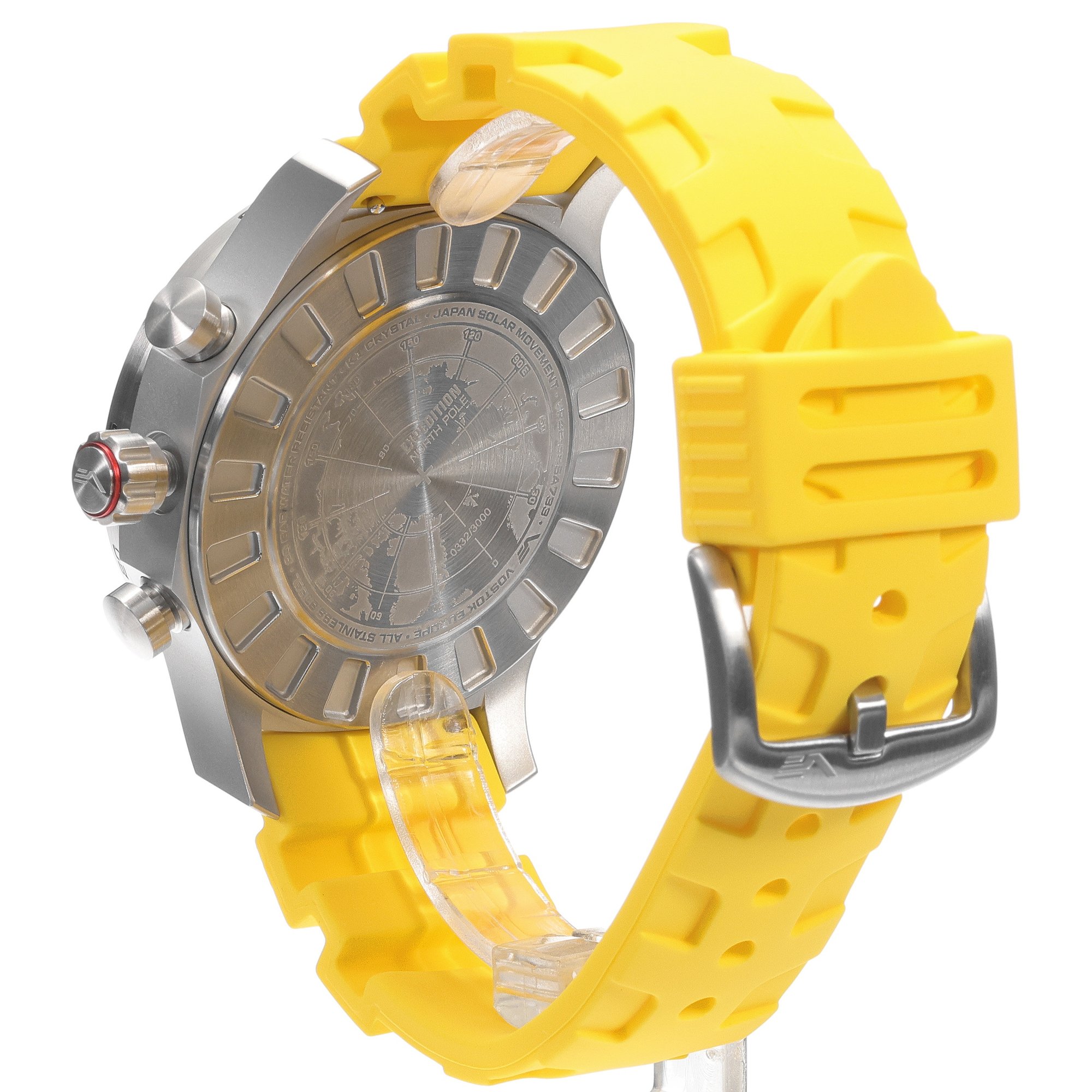 zegarek Vostok Europe VR42-595A733SY Expedition North Pole 1 Polar Spruce Solar 47mm męski z chronograf Expedition - miniatura 4
