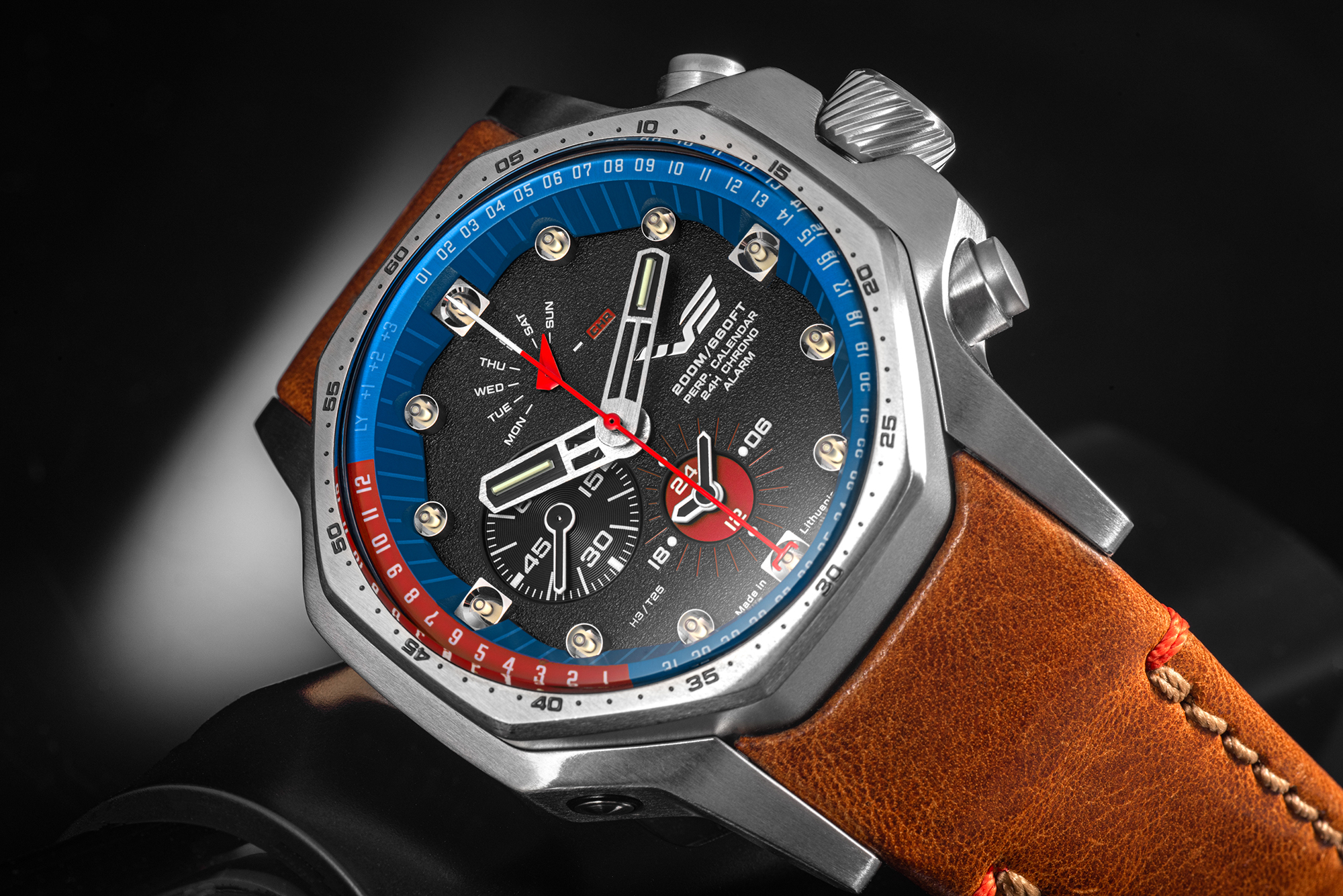zegarek Vostok Europe YM86-640A696SB męski z chronograf Atomic Age - miniatura 7