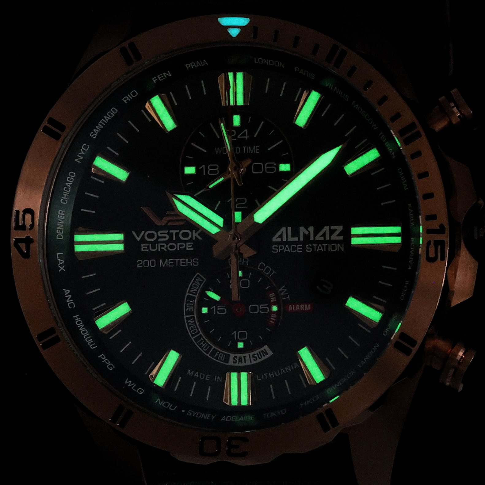 zegarek Vostok Europe YM8J-320B656N kwarcowy męski Almaz Almaz Multifunction - miniatura 5