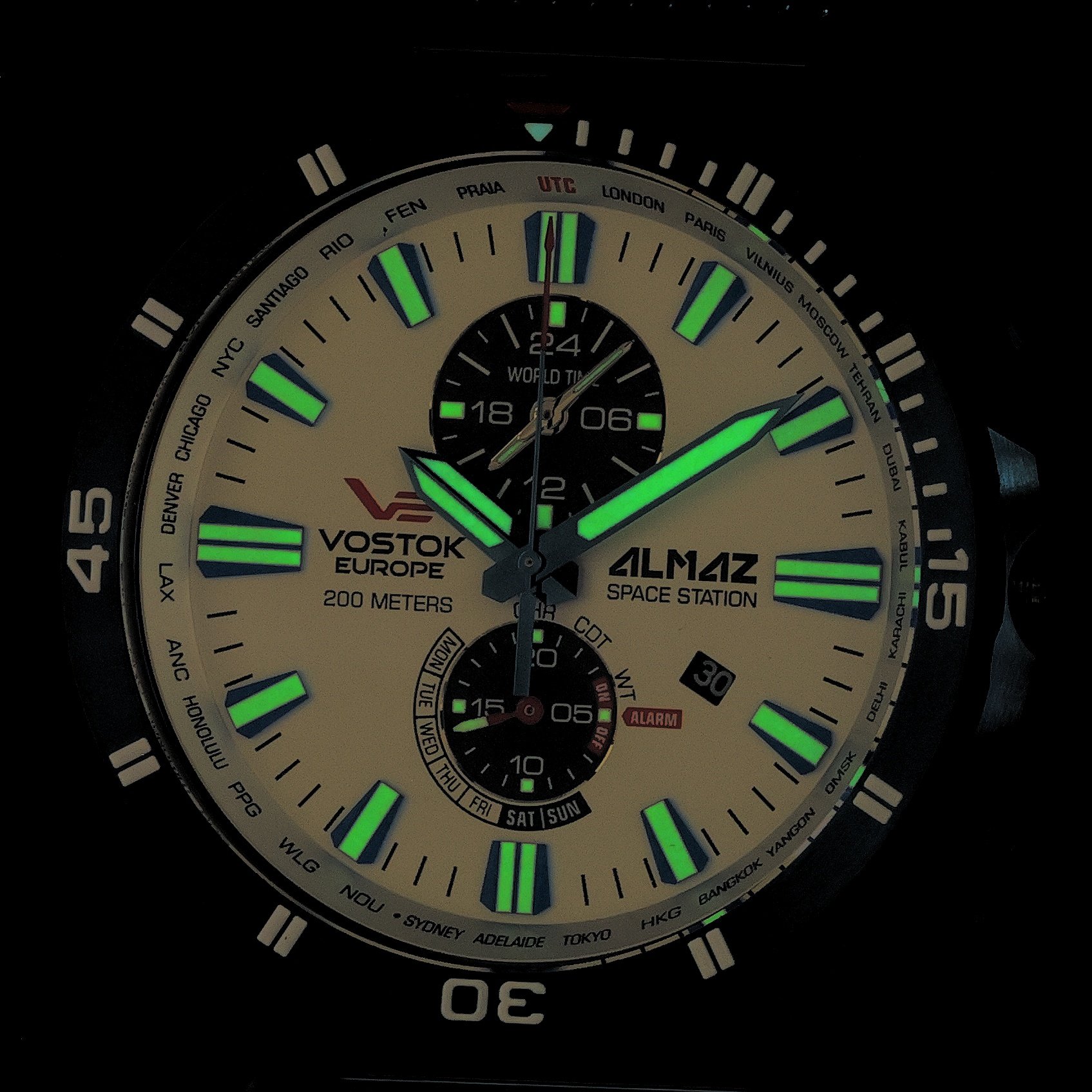 zegarek Vostok Europe YM8J-320D657B kwarcowy męski Almaz Almaz Multifunction - miniatura 5