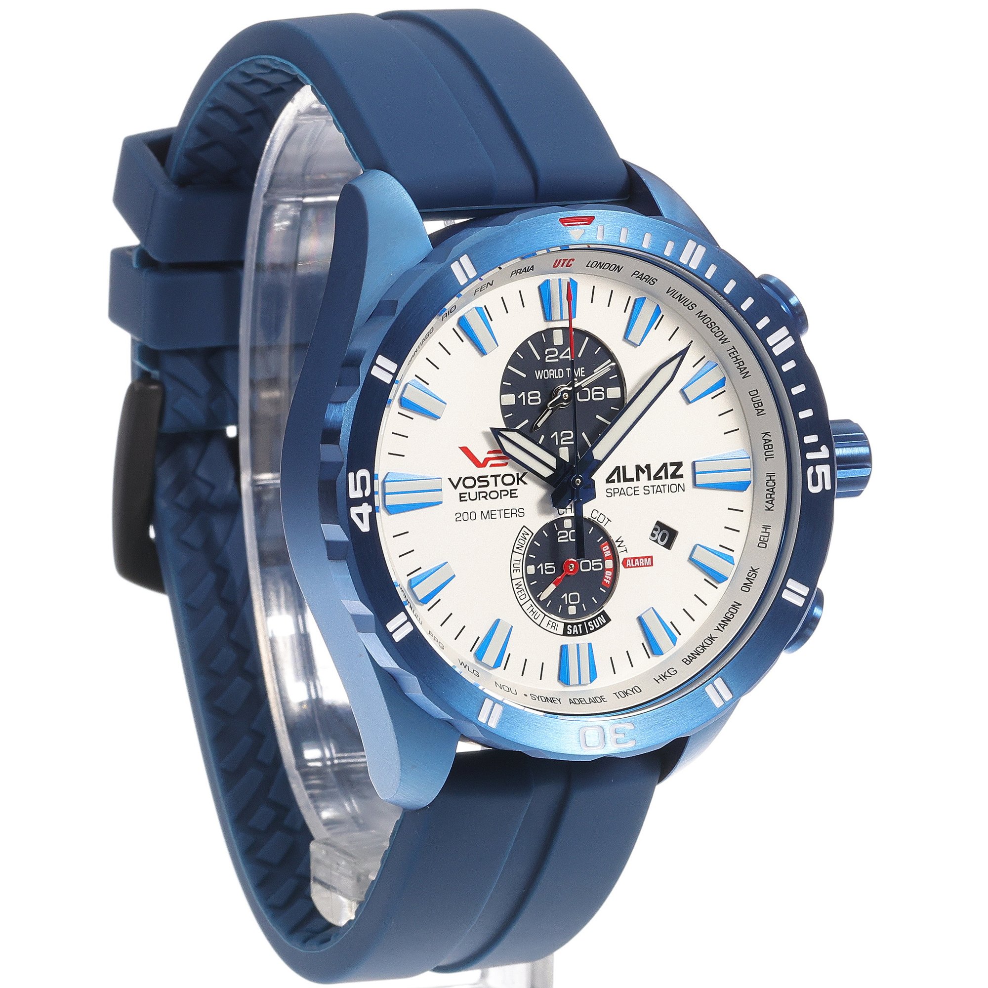 zegarek Vostok Europe YM8J-320D657Sv1 Almaz Multifunction męski z chronograf Almaz - miniatura 3
