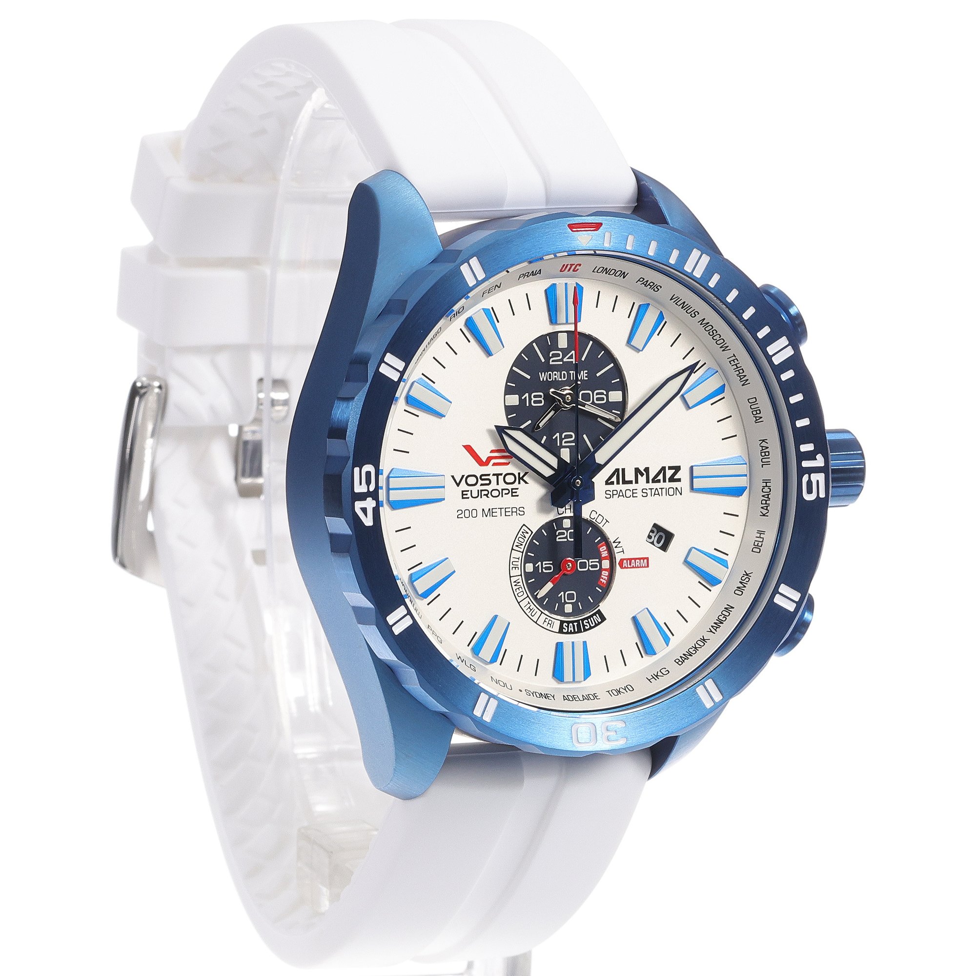 zegarek Vostok Europe YM8J-320D657SW męski z chronograf Almaz - miniatura 3
