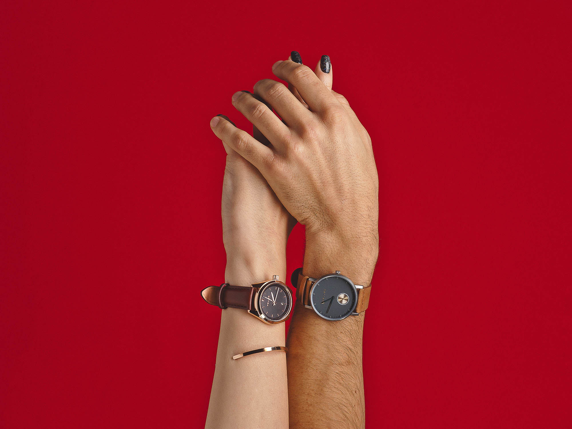 zegarek Meller W9RN-1CHOCO Maya Roos Choco Maya mineralne z powłoką szafirową - miniatura 10