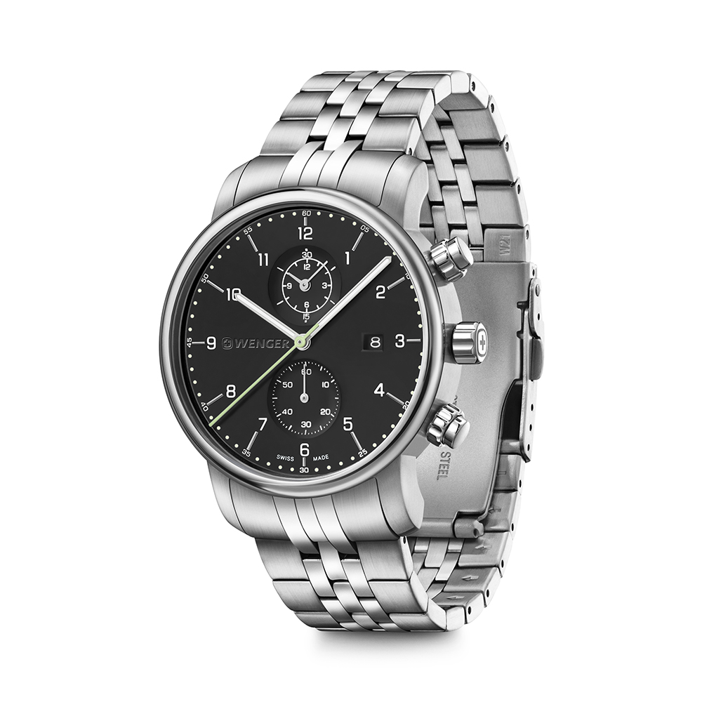 zegarek Wenger 01.1743.122 męski z chronograf Urban - miniatura 6