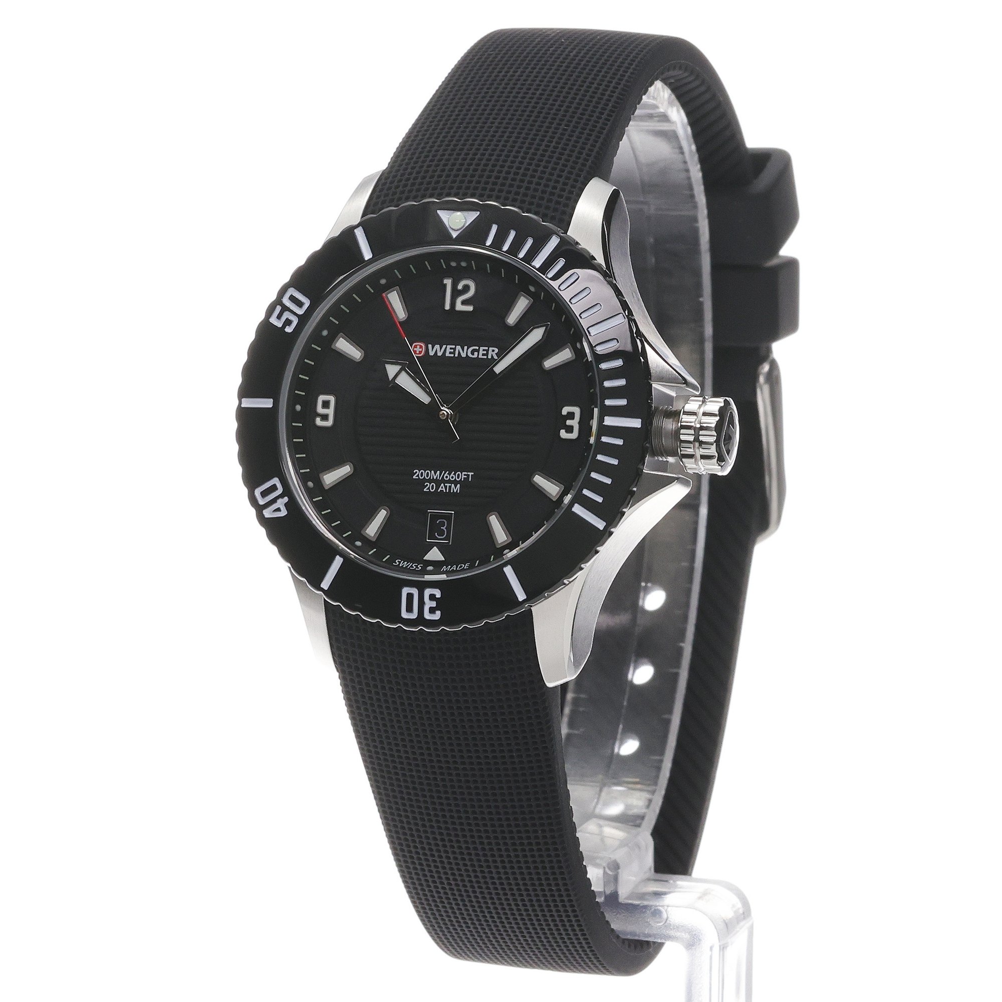 zegarek Wenger 010621110 srebrny Seaforce - miniatura 2