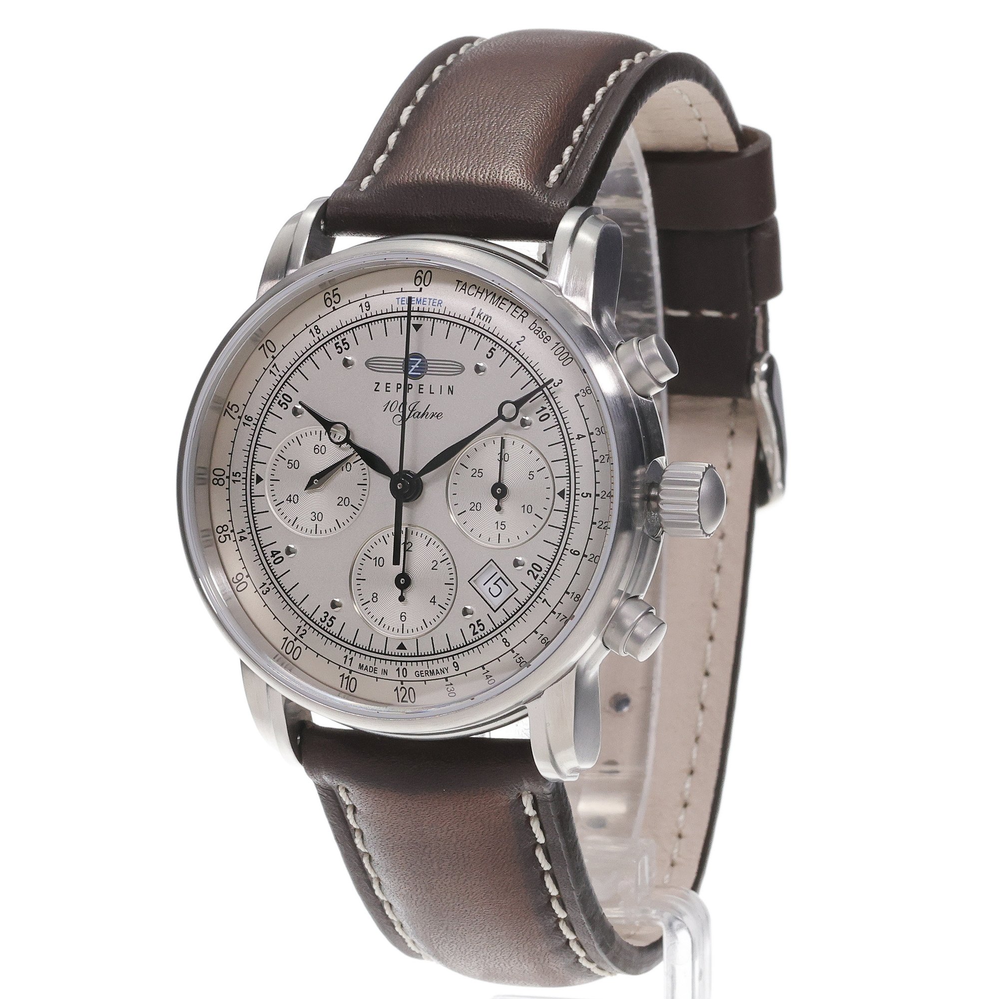 zegarek Zeppelin 86181 automatyczny męski 100 Years Zeppelin Ed 1 100 Years Zeppelin Automatic Chronograph - miniatura 2
