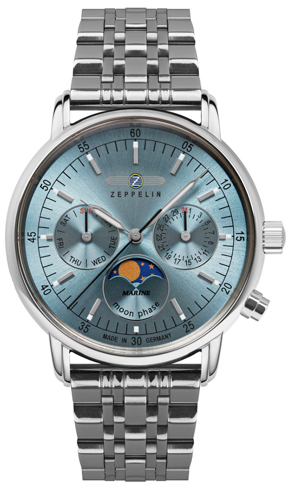 LZ14 Marine Moonphase Zeppelin 8637M3 