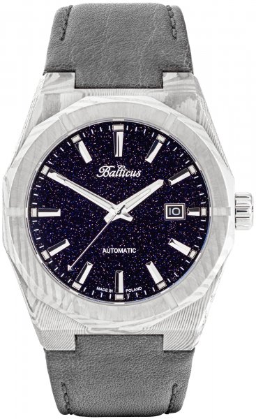 Balticus Gwiezdny Pył DAMAST 42mm Awenturyn Niebieski BLT-BALSDDBA