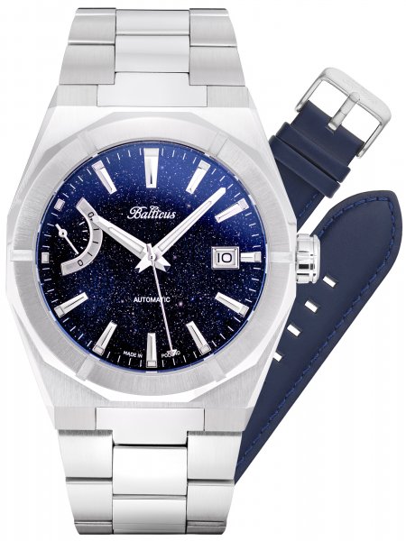 Balticus Gwiezdny Pył 40mm Awenturyn Power Reserve Automatic BALSDSPRA