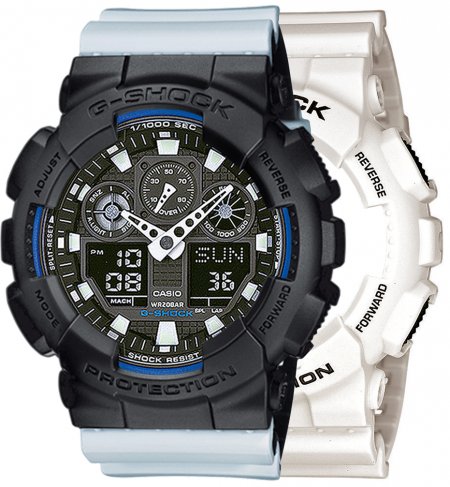G-SHOCK SET GA-100B-7AER + BEZEL 10358741 + PASEK 10527469