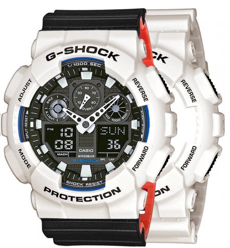 G-SHOCK SET GA-100B-7AER + BEZEL 10395292 + PASEK 10577142