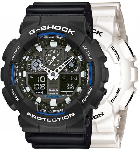 G-SHOCK SET GA-100B-7AER + BEZEL 10508136 + PASEK 10347688
