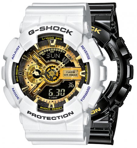 G-SHOCK SET GA-110GB-1AER + BEZEL 10347600 + PASEK 10347710