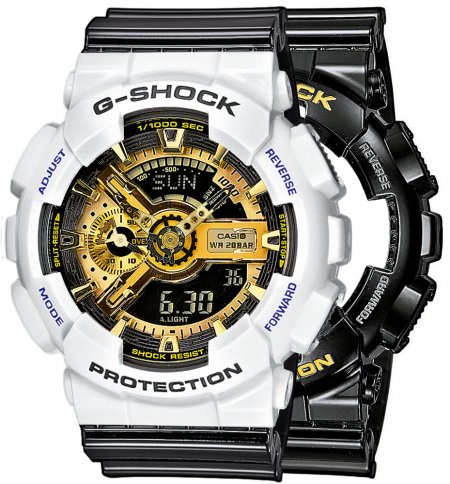 G-SHOCK SET GA-110GB-1AER + BEZEL 10347600 + PASEK 10378391