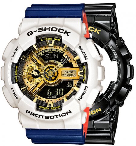 G-SHOCK SET GA-110GB-1AER + BEZEL 10395292 + PASEK 10527467