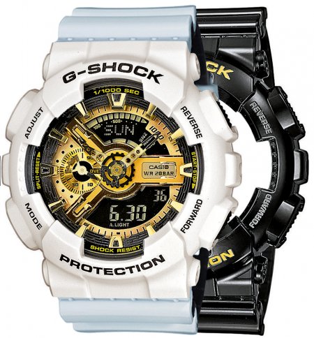 G-SHOCK SET GA-110GB-1AER + BEZEL 10395292 + PASEK 10527469