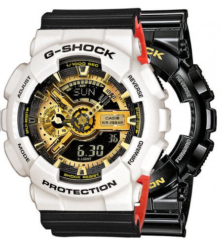 G-SHOCK SET GA-110GB-1AER + BEZEL 10395292 + PASEK 10577142