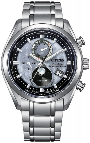 Citizen Radio Controlled Tsuki-yomi Moonphase Eco-Drive BY1010-81H