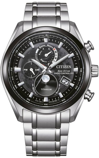 Citizen Radio Controlled Tsuki-yomi Moonphase Eco-Drive BY1018-80E