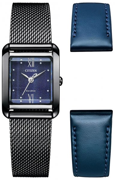 Citizen Eco-Drive L Square ZESTAW 2w1 EW5597-63L