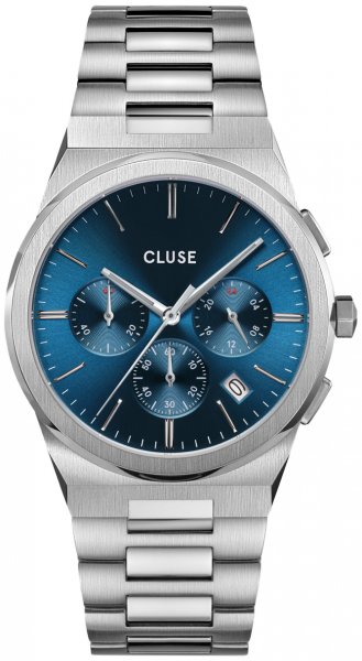 Cluse Chrono Steel Blue/Silver CW20801