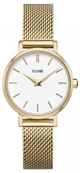 Cluse Petite Mesh White/Gold CW0101211001