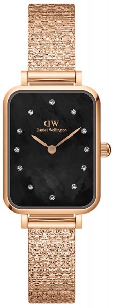 Daniel Wellington Quadro Lumine Pressed Piano Rose Gold 20mm DW00100579