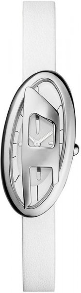 Diesel White Leather Strap 19mm DZ5613