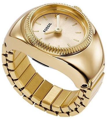 Fossil Ring Gold Stainless Steel 15mm ES5246