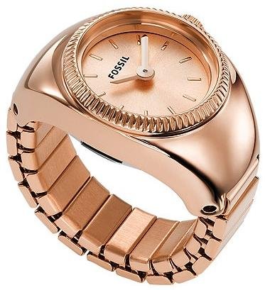 Fossil Ring Rose Gold Stainless Steel 15mm ES5247