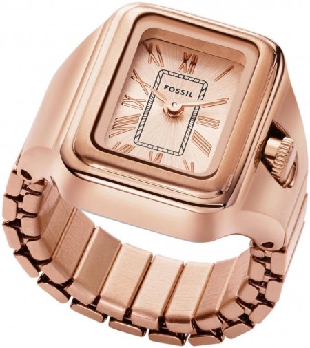 Fossil Ring Rose Gold Stainless Steel 14mm ES5345