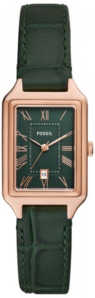 Fossil RAQUEL Green Leather Strap 23mm ES5366