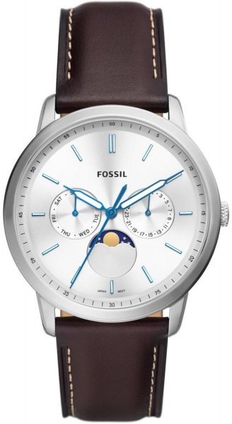 Fossil NEUTRA MINIMALIST Moonphase Brown Leather Strap 42mm FS5905
