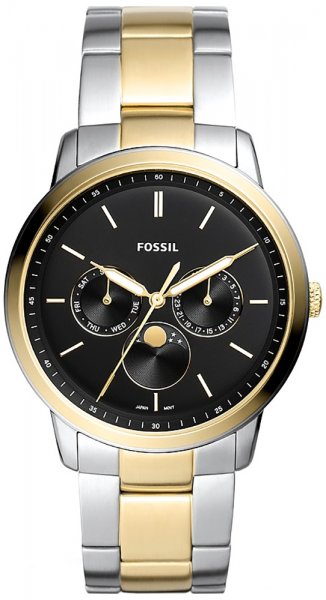 Fossil NEUTRA Moonphase Bicolor Stainless Steel 42mm FS5906