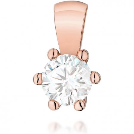 Harf Zawieszka z różowego złota próby 585 z diamentem laboratoryjnym 0,30 ct B0444-ZA-AUR-LDW-06-OK