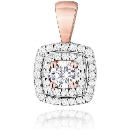 Harf Zawieszka z różowego złota z diamentami laboratoryjnymi, próba 585 B1012-ZA-AUR-LDW-02-OK