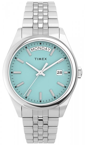 Timex Legacy Day and Date 36mm Stainless Steel Bracelet TW2V68400