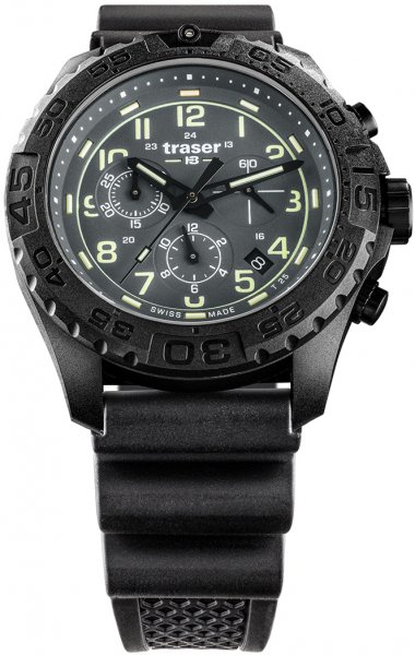 Traser P96 OdP Evolution Chrono Grey Rubber Strap TS-109046v1