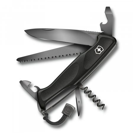 Victorinox Victorinox Hunter 55 Grip Onyx - Scyzoryk monochromatyczny z 13 funkcjami 0.9563.C31P