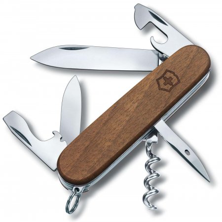 Victorinox Victorinox Spartan Wood - Scyzoryk średniej wielkości z 10 funkcjami 1.3601.63