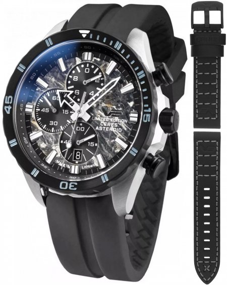 Vostok Europe Almaz Chrono Ceres Asteroid Special Edition 6S10-320E693SG