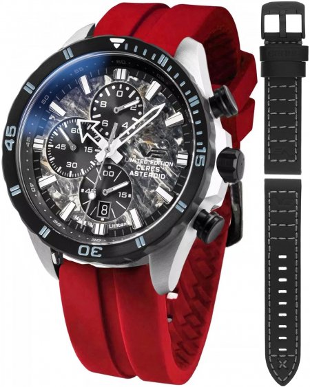 Vostok Europe Almaz Chrono Ceres Asteroid Special Edition 6S10-320E693SR