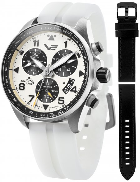 Vostok Europe Space Race White Chrono 6S30-325A743SW