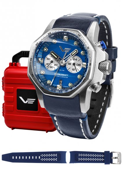 Vostok Europe Atomic Age Sakharov Line Quartz Chrono VK64-640A700