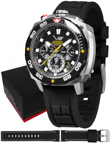 Vostok Europe Systema Periodicum Sulfur VK67-650E725SB