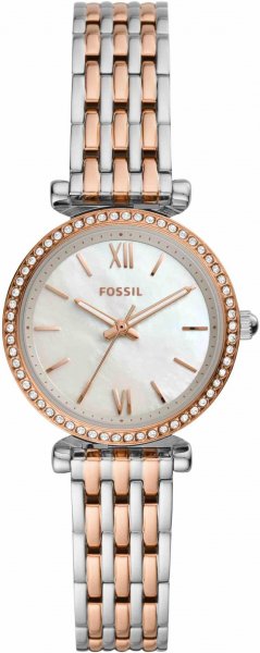 Fossil CARLIE MINI Bicolor Stainless Steel 28mm ES4649