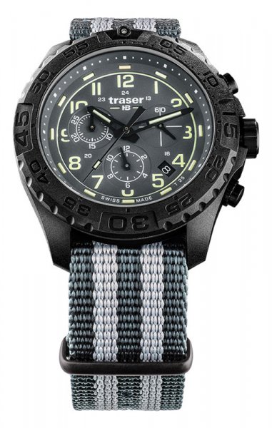 Traser P96 OdP Evolution Chrono Grey NATO Strap TS-109046