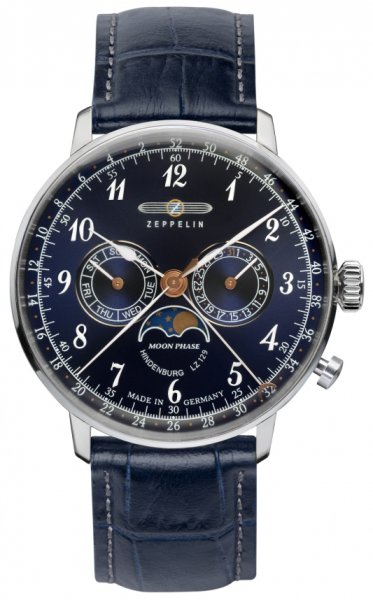 Zeppelin LZ129 Hindenburg Quartz Moonphase 70363